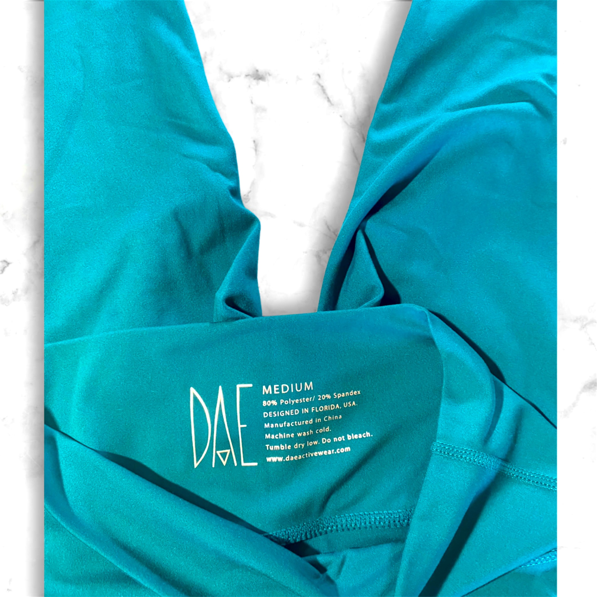 Dae Active Leggings No Pockets Teal